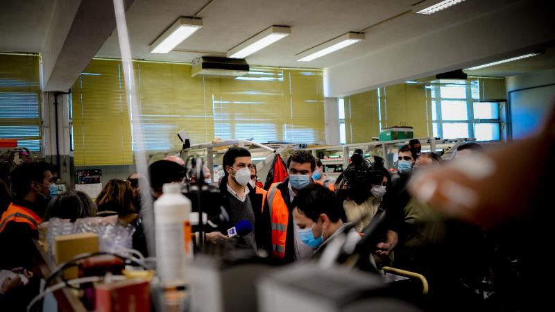 Visita à Oficina da CP, Entroncamento