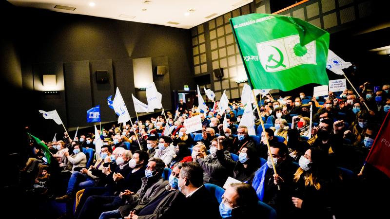 Comício em Samora Correia