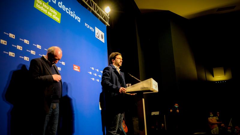 Comício em Samora Correia