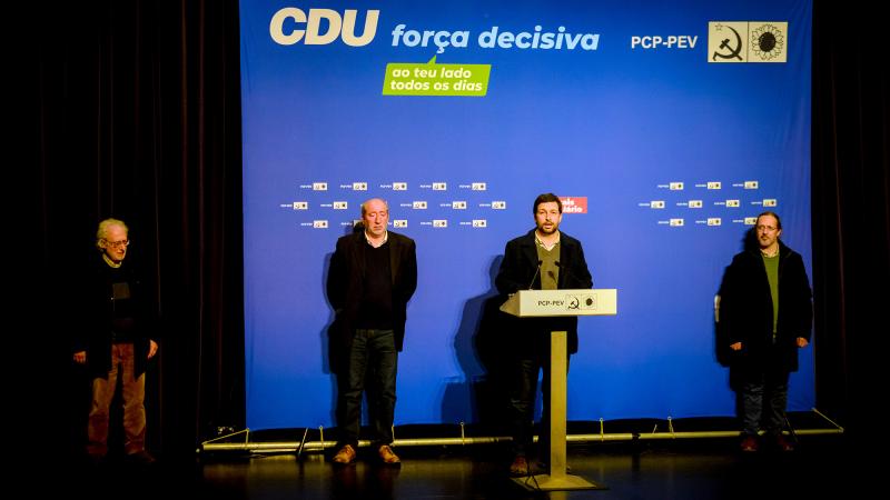 Comício em Samora Correia