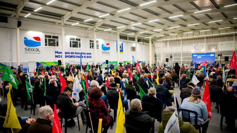Comício no Seixal