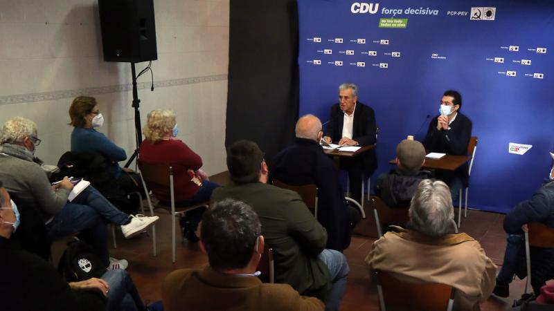 Sessão «Reduzir o preço do gás de botija», Catujal, Loures