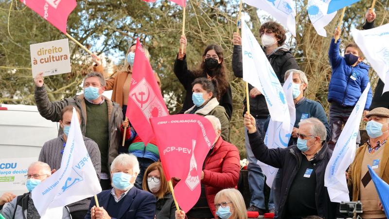 Comício em Vendas Novas