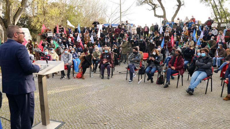 Comício em Vendas Novas