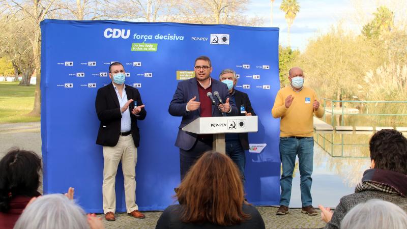 Comício em Vendas Novas