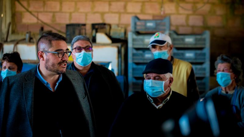 Visita a uma exploração agrícola no Troviscal