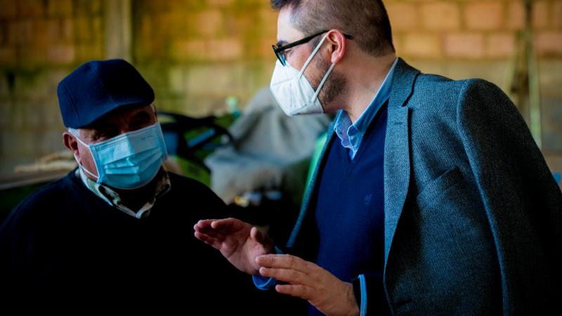 Visita a uma exploração agrícola no Troviscal