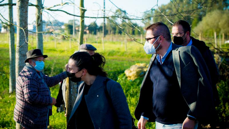 Visita a uma exploração agrícola no Troviscal