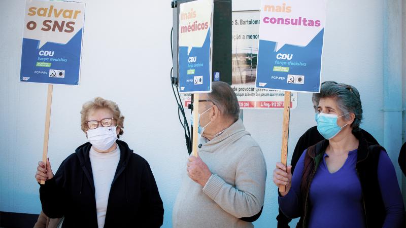 Encontro com a população em São Bartolomeu de Messines