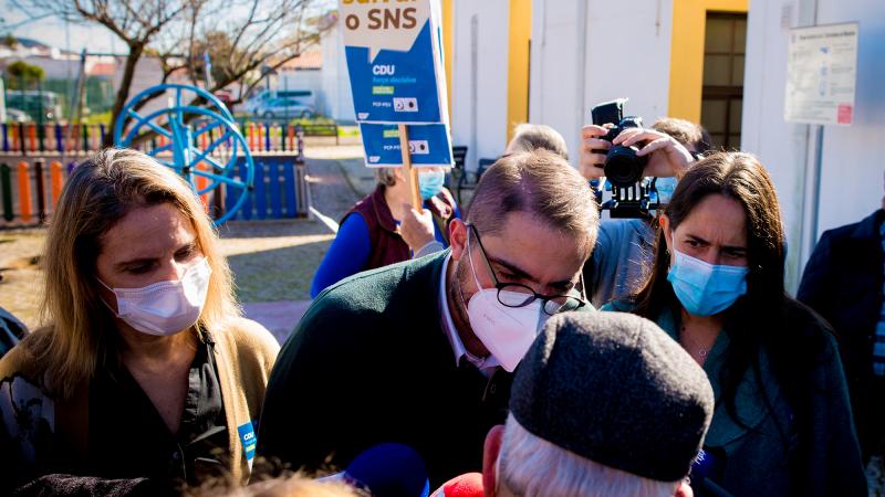 Encontro com a população em São Bartolomeu de Messines