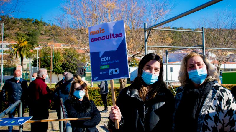 Encontro com a população em São Bartolomeu de Messines