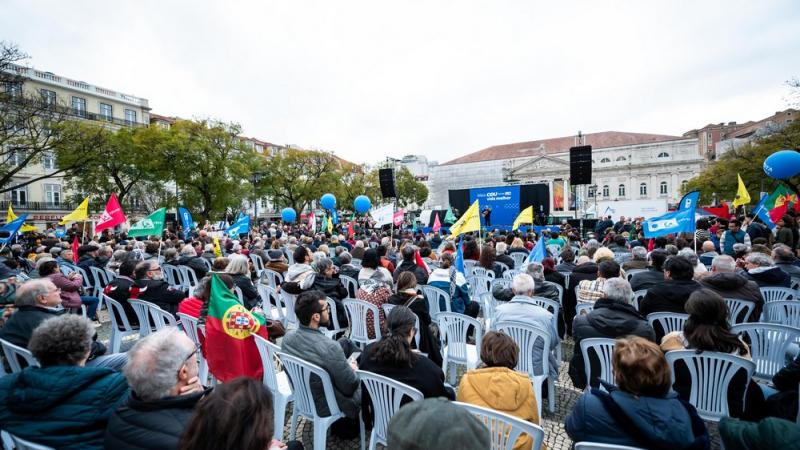 Comício CDU em Lisboa