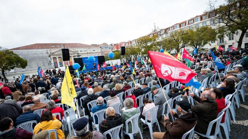 Comício CDU em Lisboa