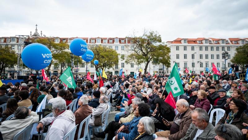 Comício CDU em Lisboa