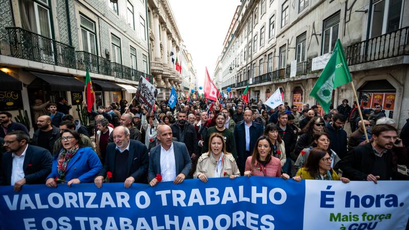 Comício CDU em Lisboa