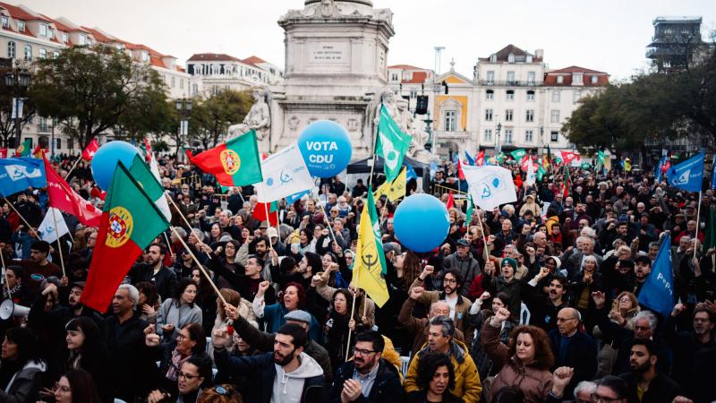 Comício CDU em Lisboa