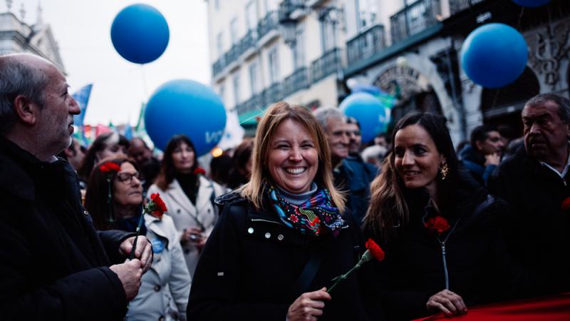 Desfile CDU no Chiado