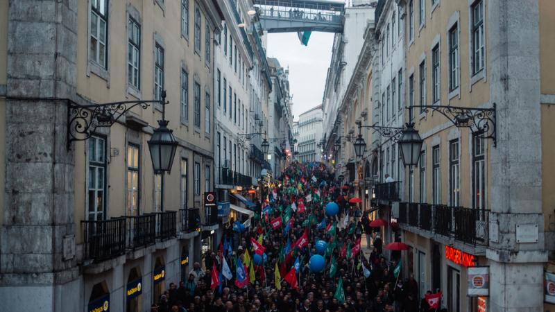 Desfile CDU no Chiado