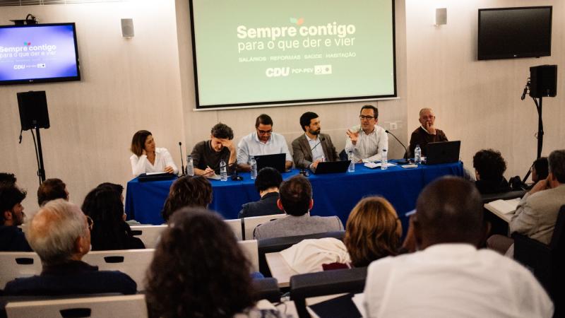 Sessão «Que futuro para a economia portuguesa perante a União Europeia?»