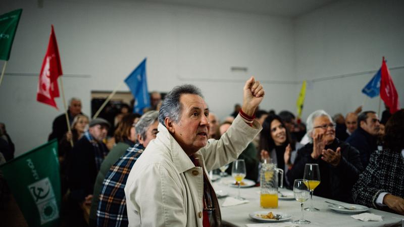 Almoço com reformados no Couço