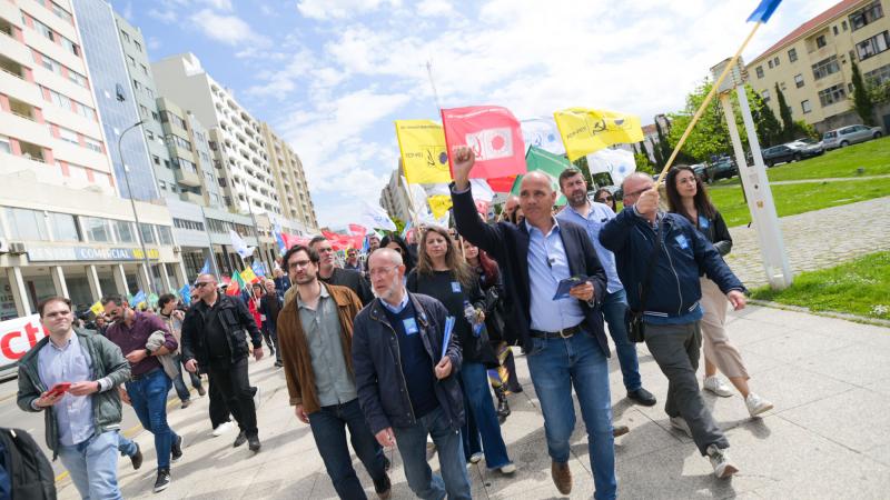 Contacto com a população em Matosinhos