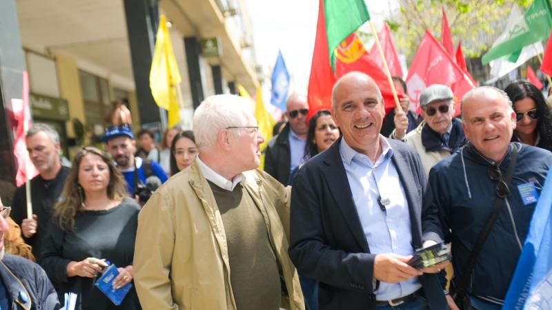 Contacto com a população em Matosinhos