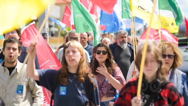 Contacto com a população em Matosinhos
