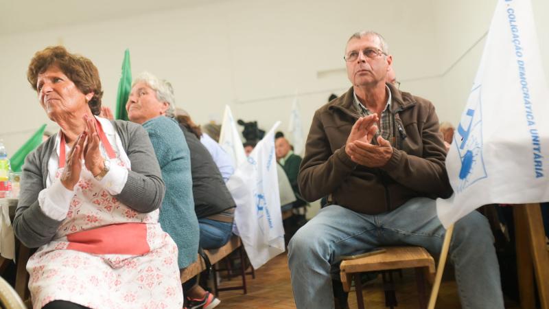 Almoço com reformados no Couço