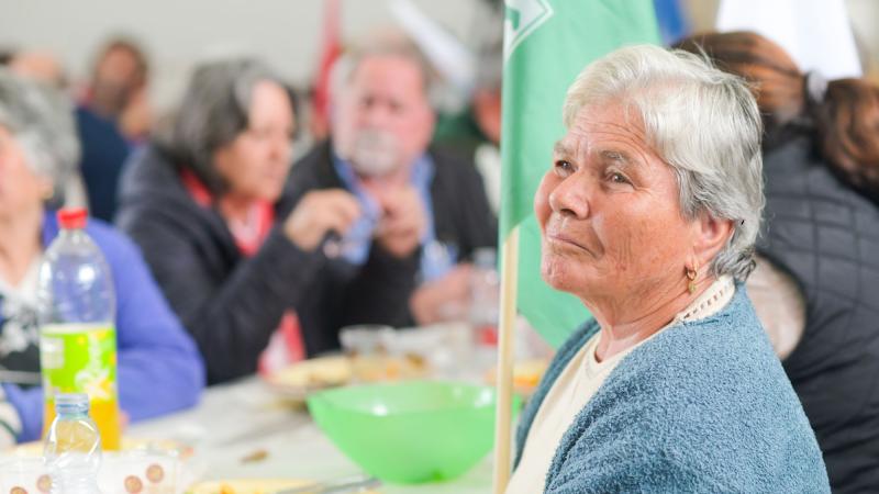 Almoço com reformados no Couço