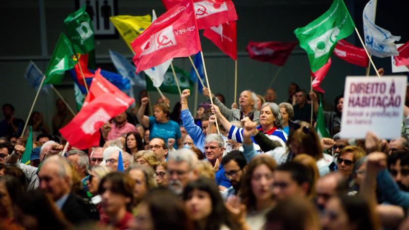 Comício em Lisboa
