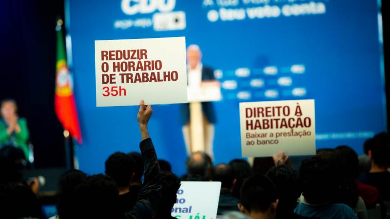 Comício em Lisboa