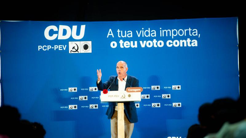 Comício em Lisboa