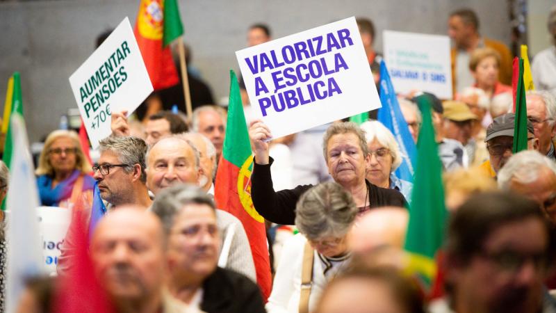 Comício em Lisboa
