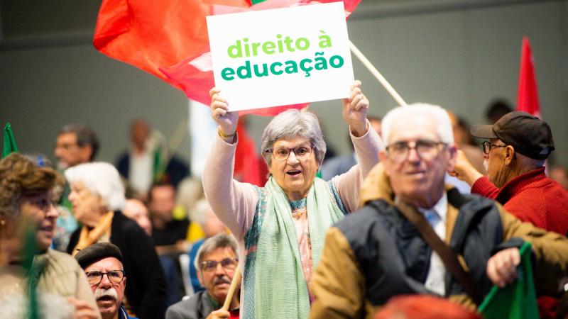 Comício em Lisboa