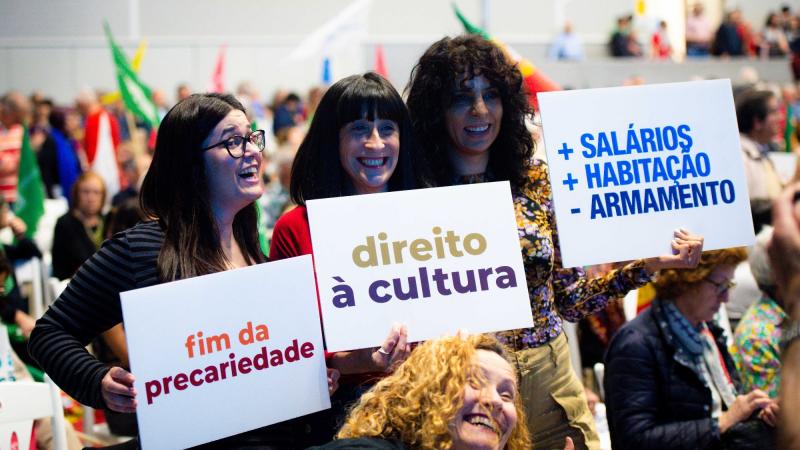 Comício em Lisboa