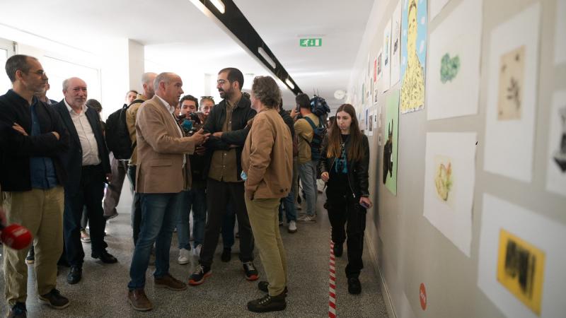 Visita à Escola António Arroio em Lisboa