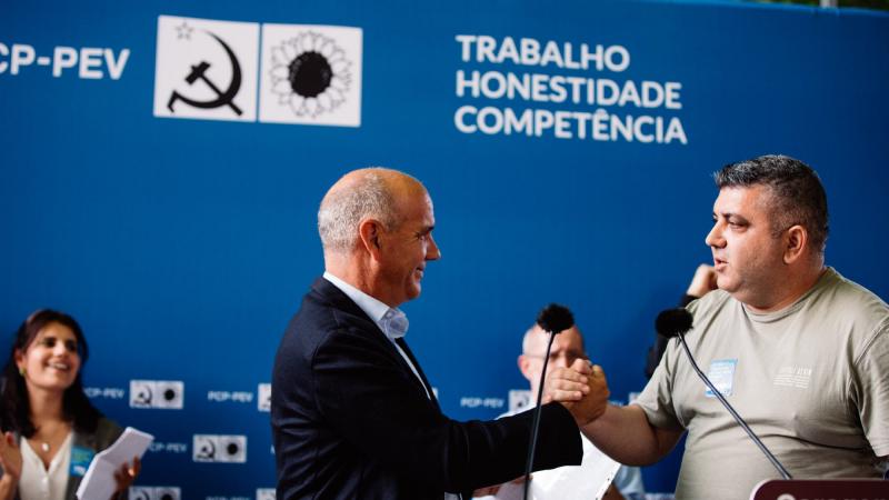 Comício em Vila Nova de Gaia