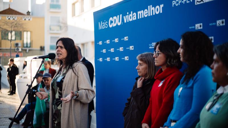 CDU contacta com população e comerciantes em Faro e Vila Real de Santo António