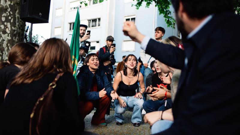 Comício em Vila Nova de Gaia