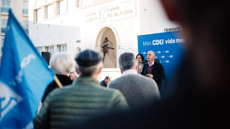 CDU contacta com população e comerciantes em Faro e Vila Real de Santo António