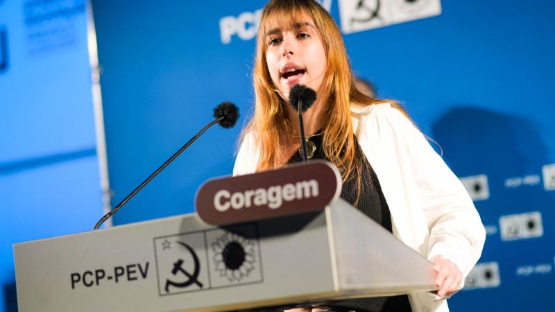 Comício em Coimbra