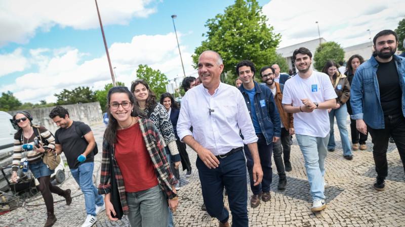 Almoço com estudantes em Lisboa