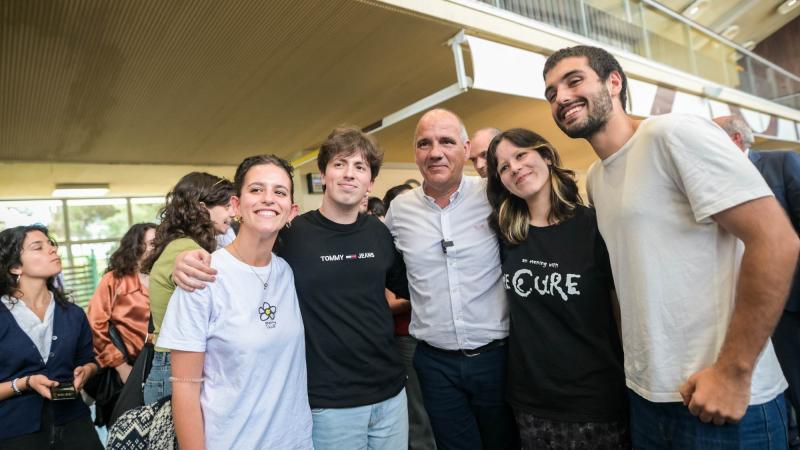 Almoço com estudantes em Lisboa