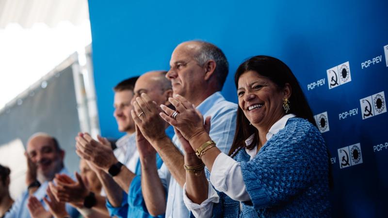 Almoço-comício em Grândola