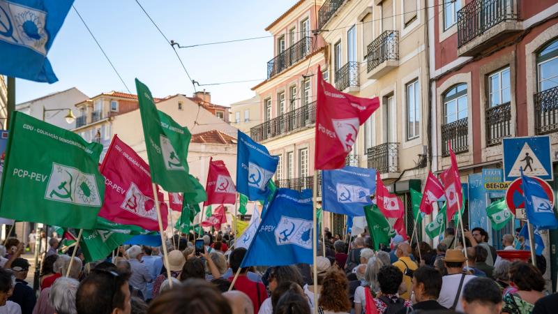 Desfile e Comício em Lisboa