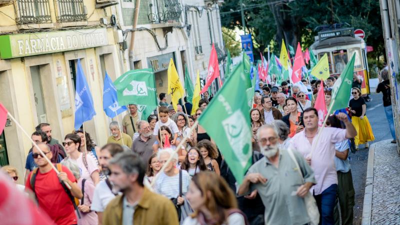 Desfile e Comício em Lisboa