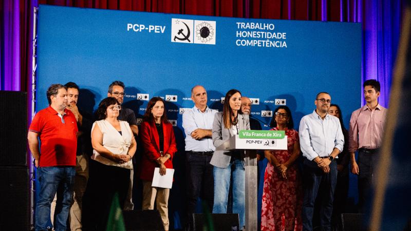 Jantar-Comício CDU em Alhandra