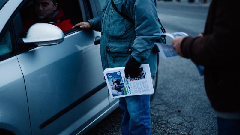 Contacto com os trabalhadores da Matutano