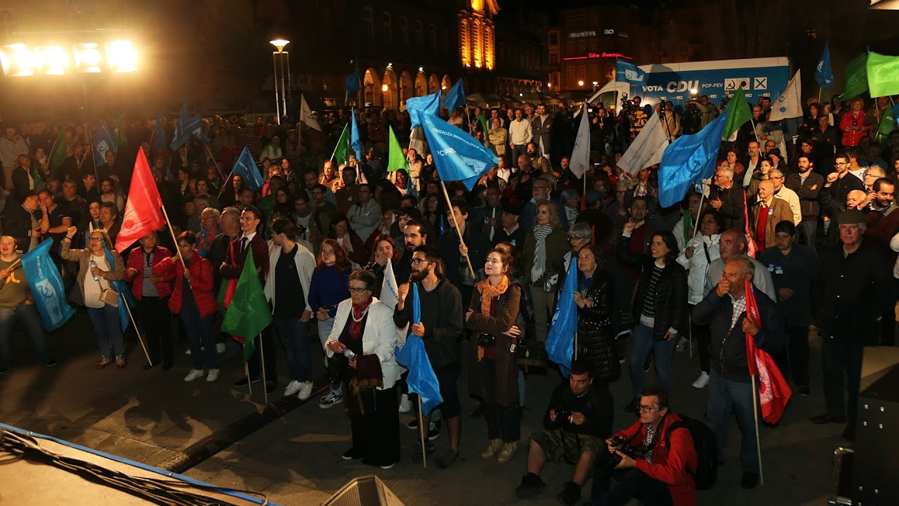 João Ferreira: Comício CDU em Braga