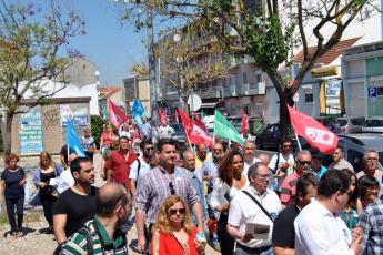 Arruada na Baixa da Banheira mostra onda de apoio a crescer